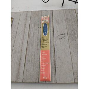 Vintage J&P Coats Neck Opening Metal Zipper 16" Treasure Blue 168